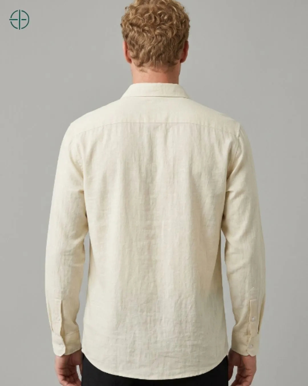 Camisa 100% Linho Masculina Sem Bolso | Rest Money™