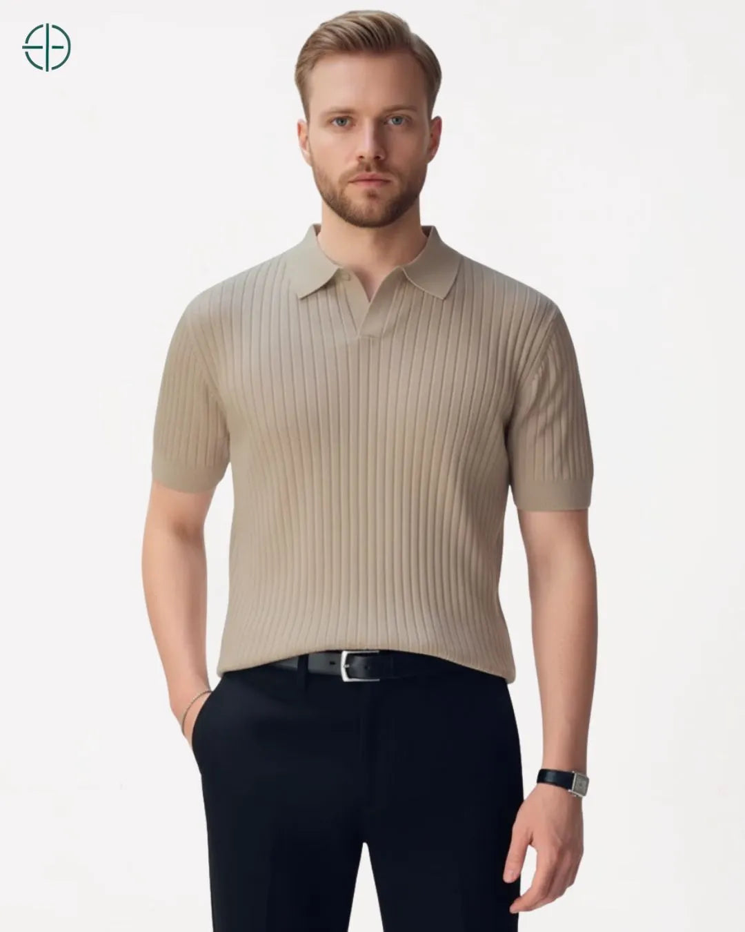 Camisa em Malha Cor Sólida | Rest Money™