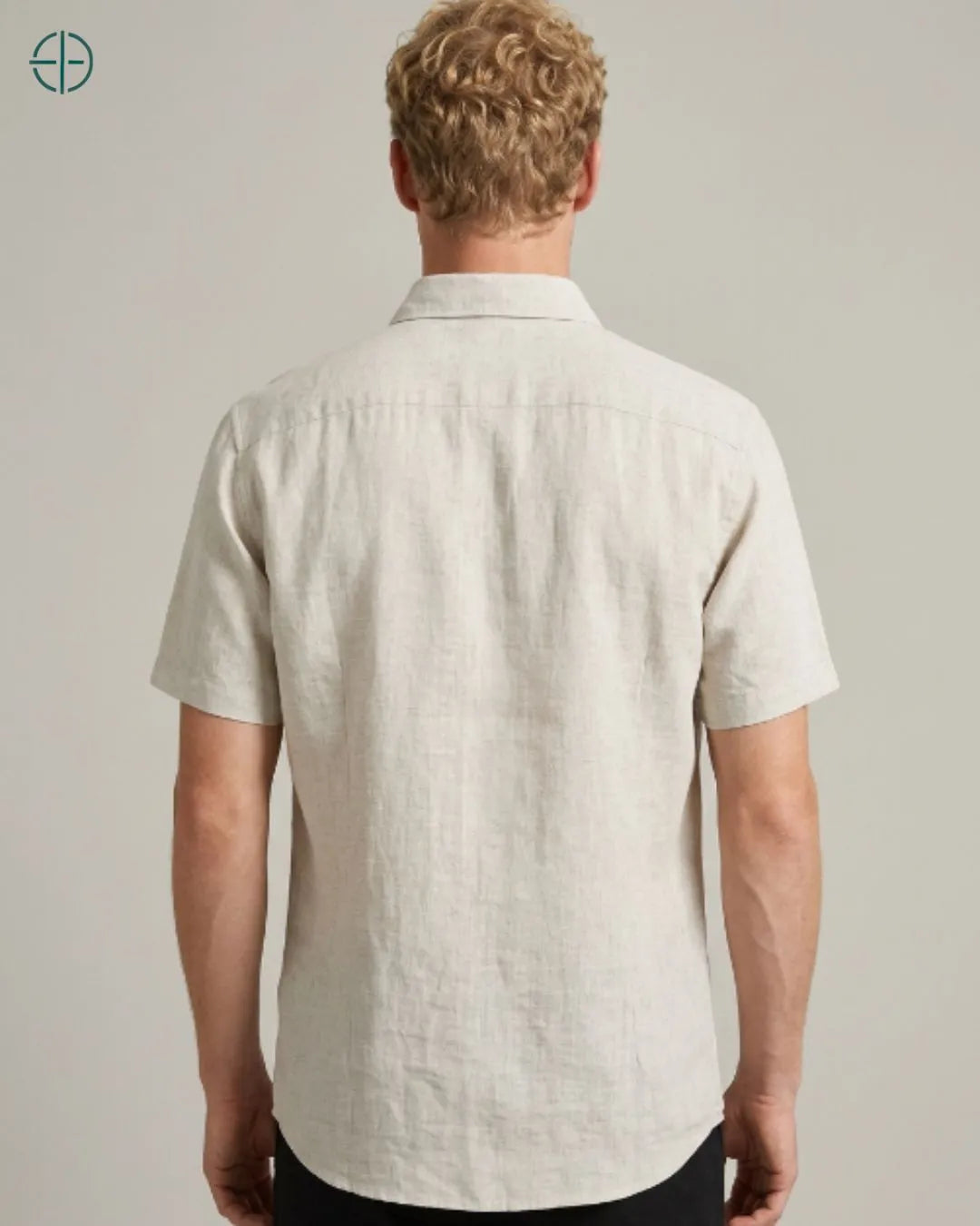 Camisa 100% Linho Belga Manga Curta | Rest Money™