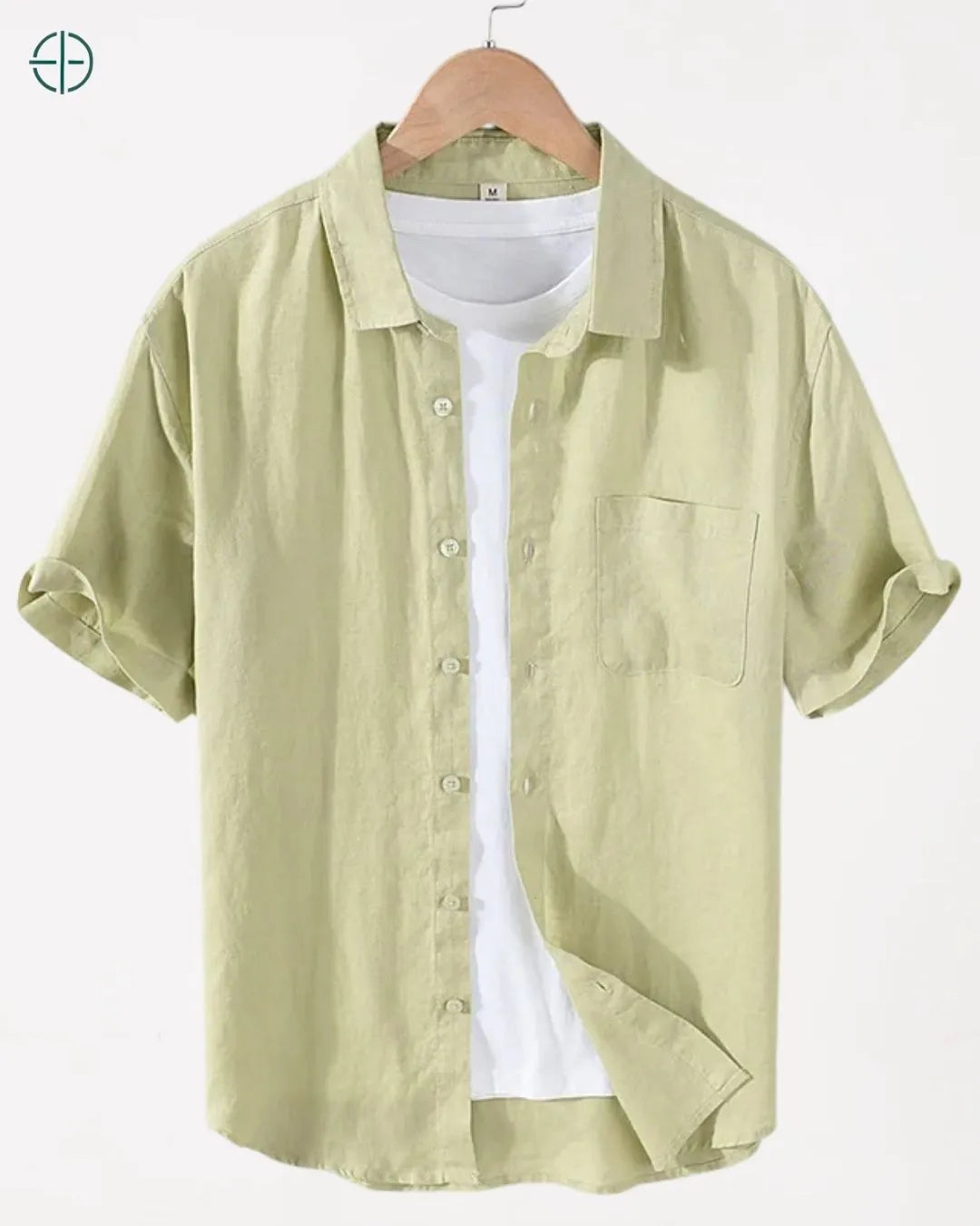 Camisa 100% Linho Manga Curta | Rest Money™
