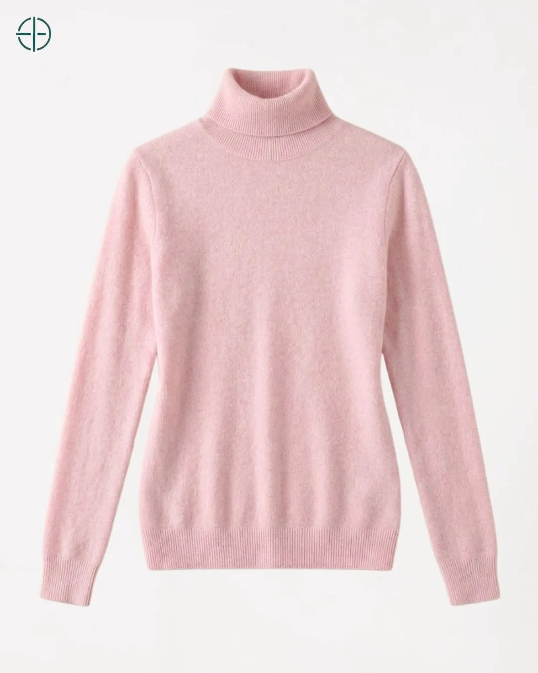 Suéter Feminino Gola Alta 100% Caxemira | Rest Money™