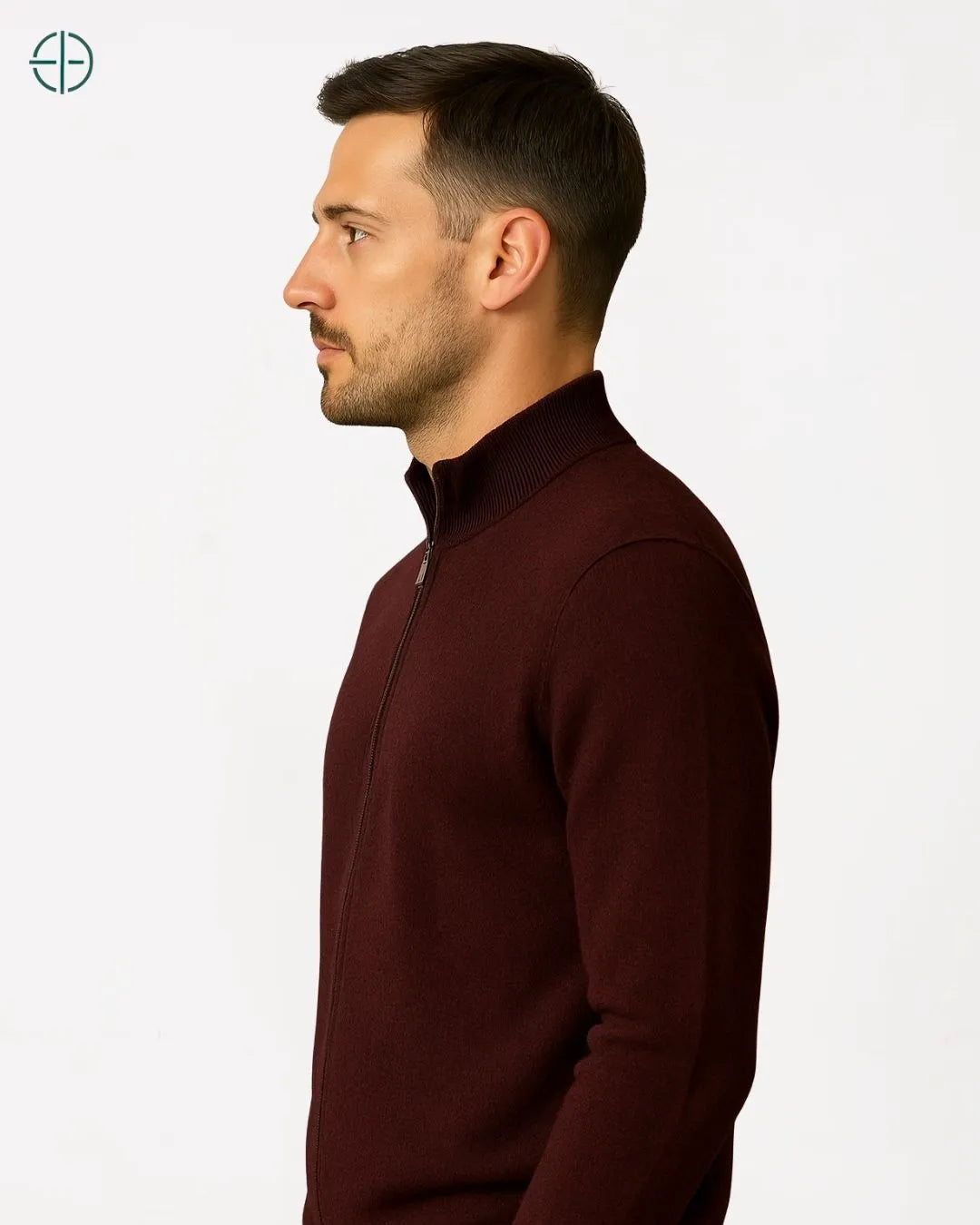 Casaco Masculino Zíper 100% Caxemira | Rest Money™