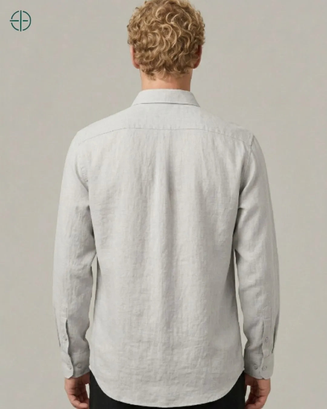 Camisa 100% Linho Masculina Sem Bolso | Rest Money™