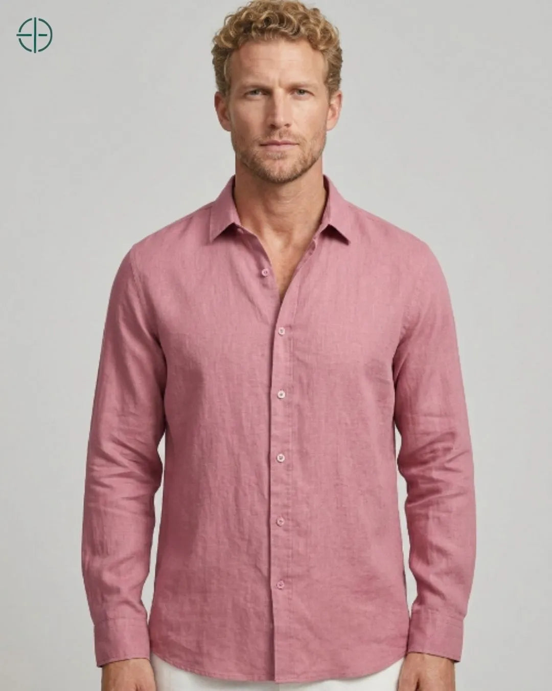 Camisa 100% Linho Masculina Sem Bolso | Rest Money™
