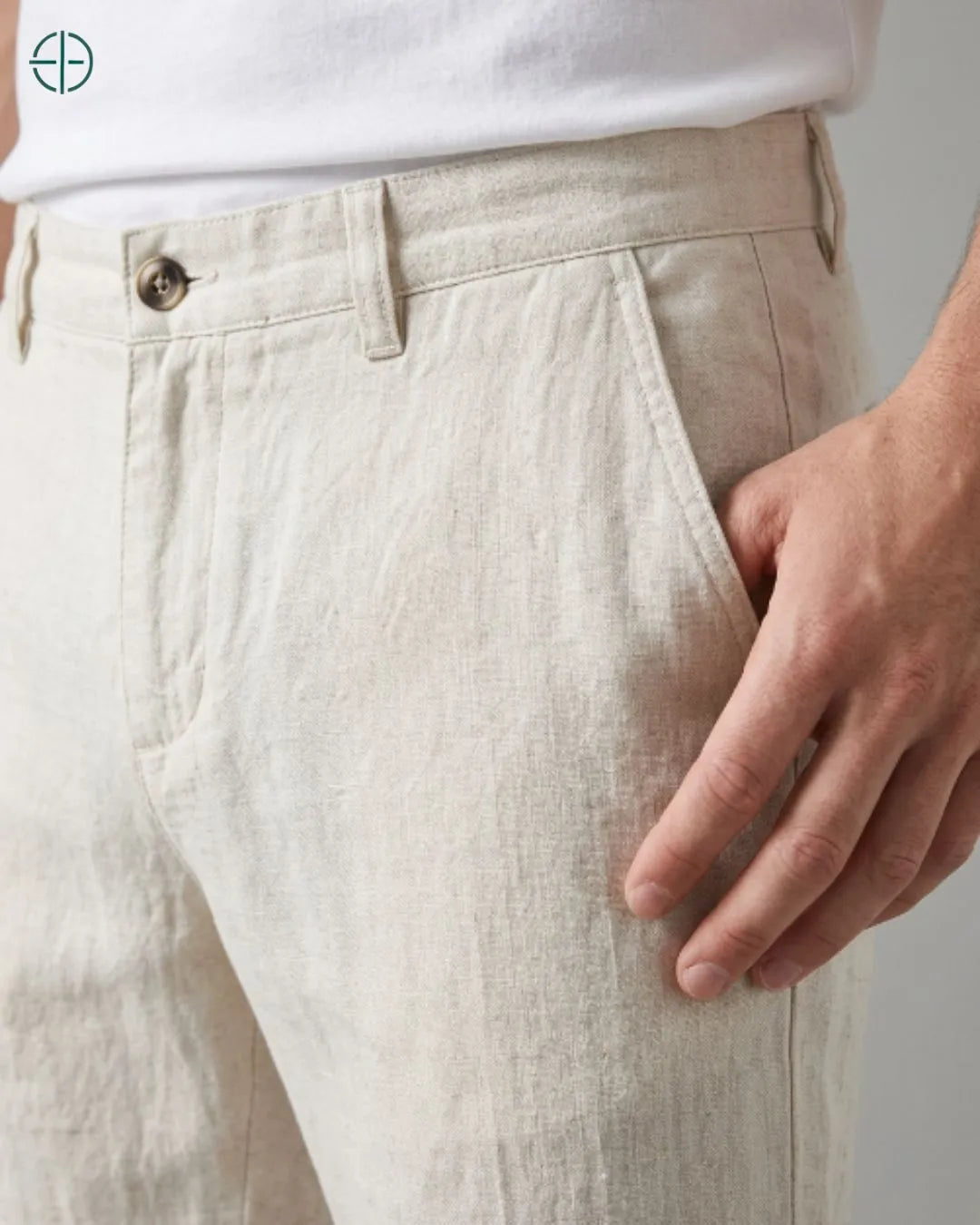 Calça 100% Linho Belga Masculina | Rest Money™