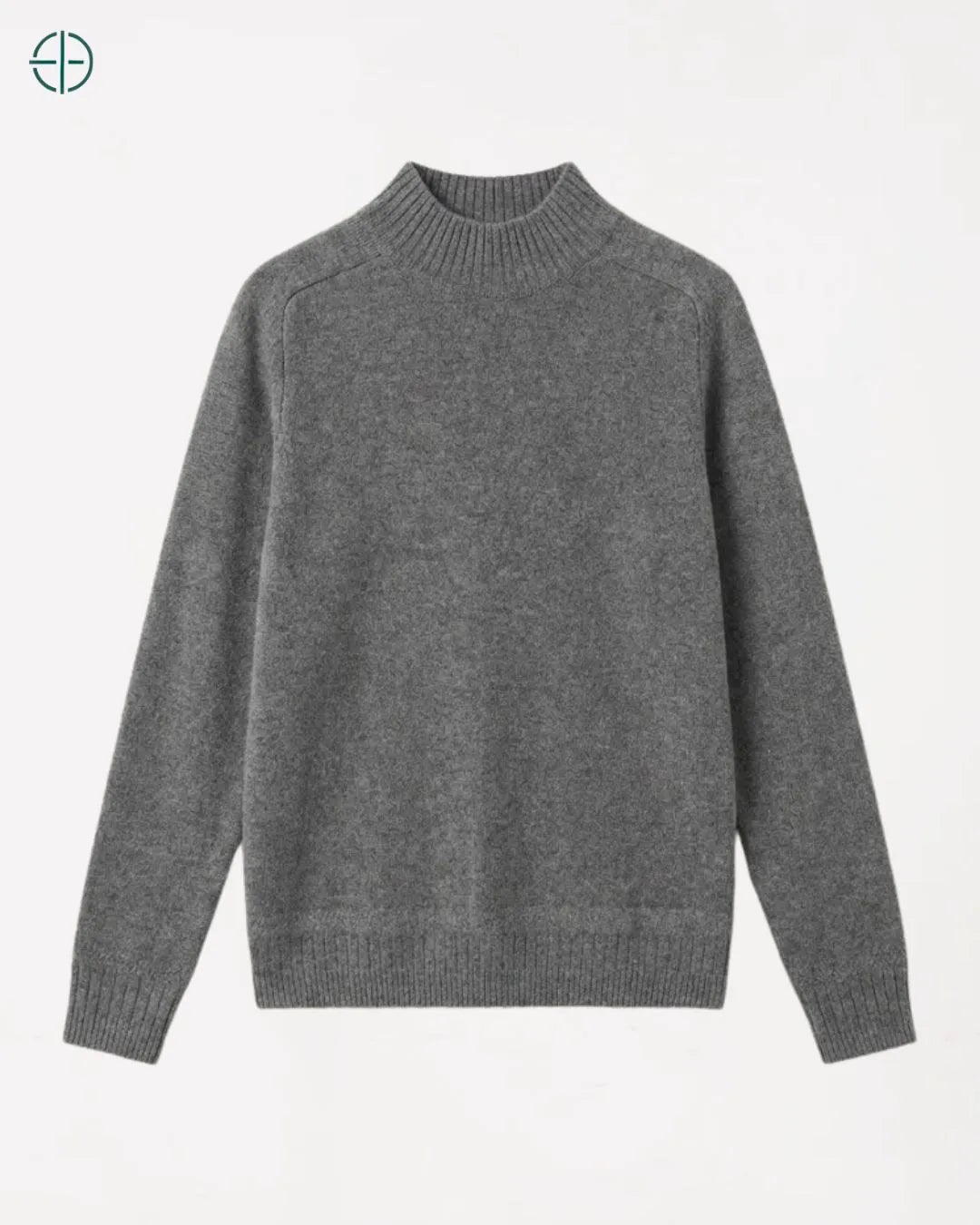 Suéter Feminino Positano Cinza 100% Cashmere | Rest Money™