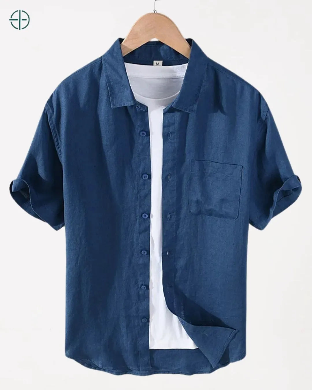 Camisa 100% Linho Manga Curta | Rest Money™