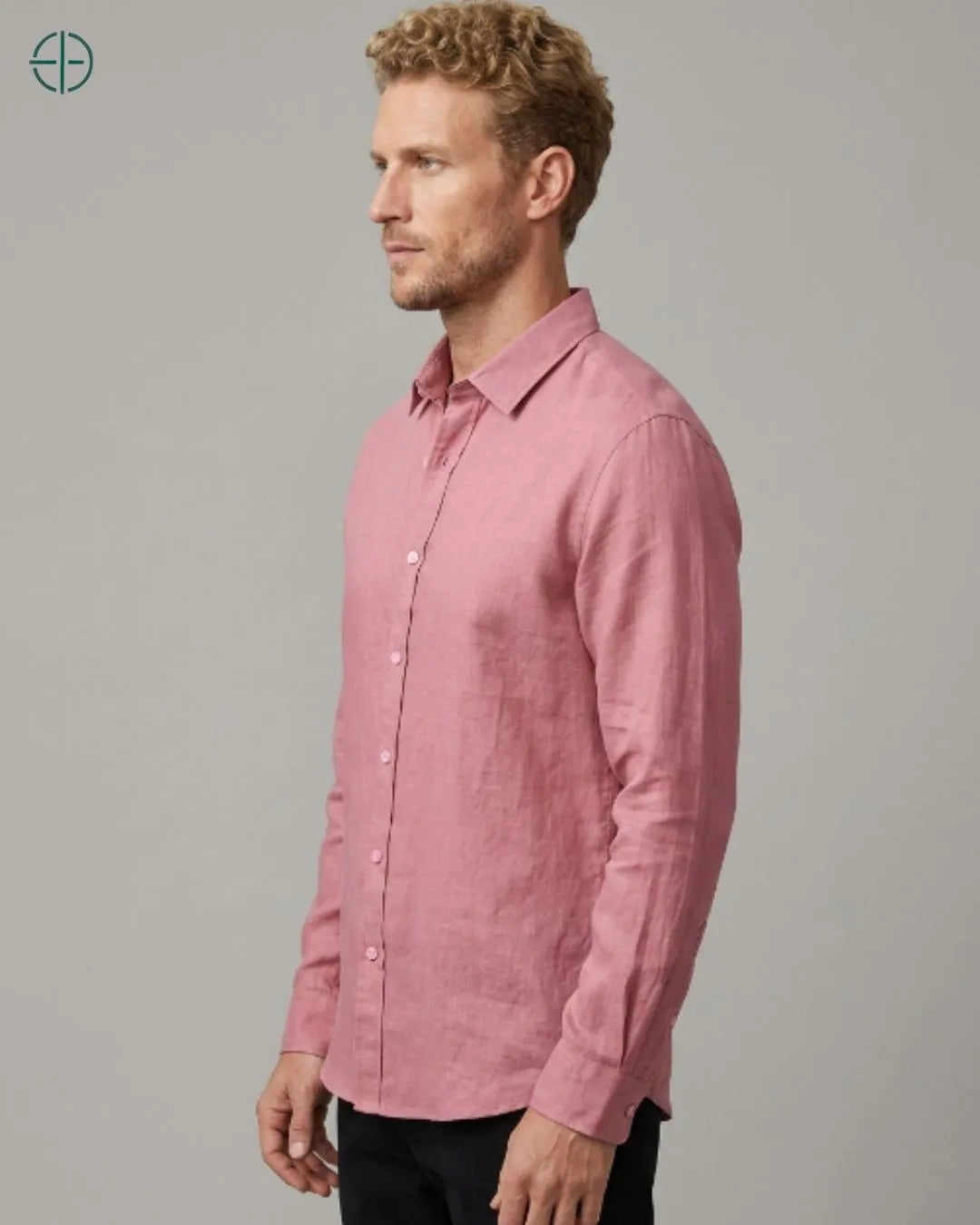 Camisa 100% Linho Masculina Sem Bolso | Rest Money™