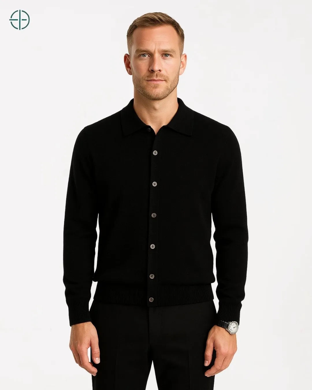 Blusa 100% Caxemira com Botões | Rest Money™