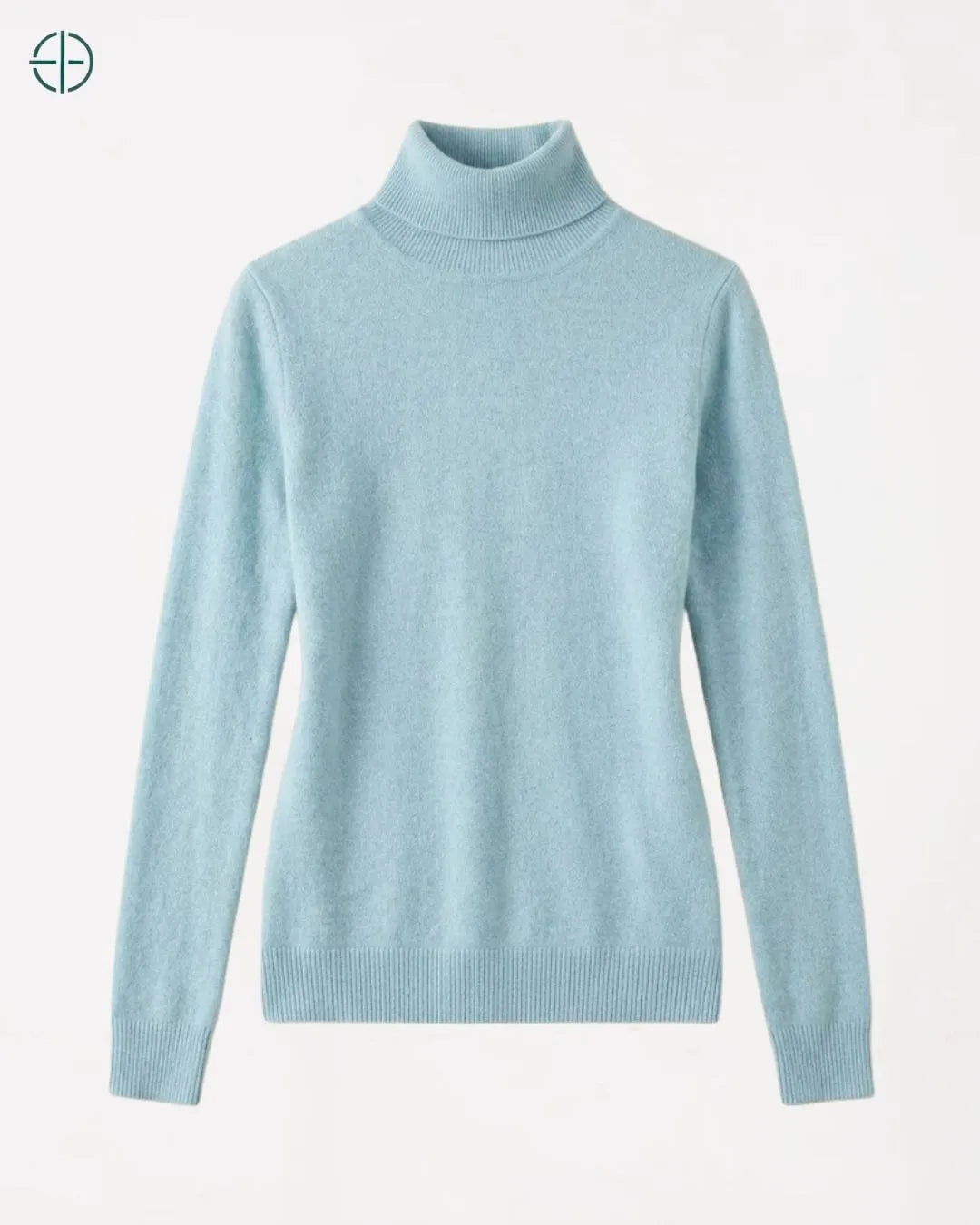 Suéter Feminino Gola Alta 100% Caxemira | Rest Money™