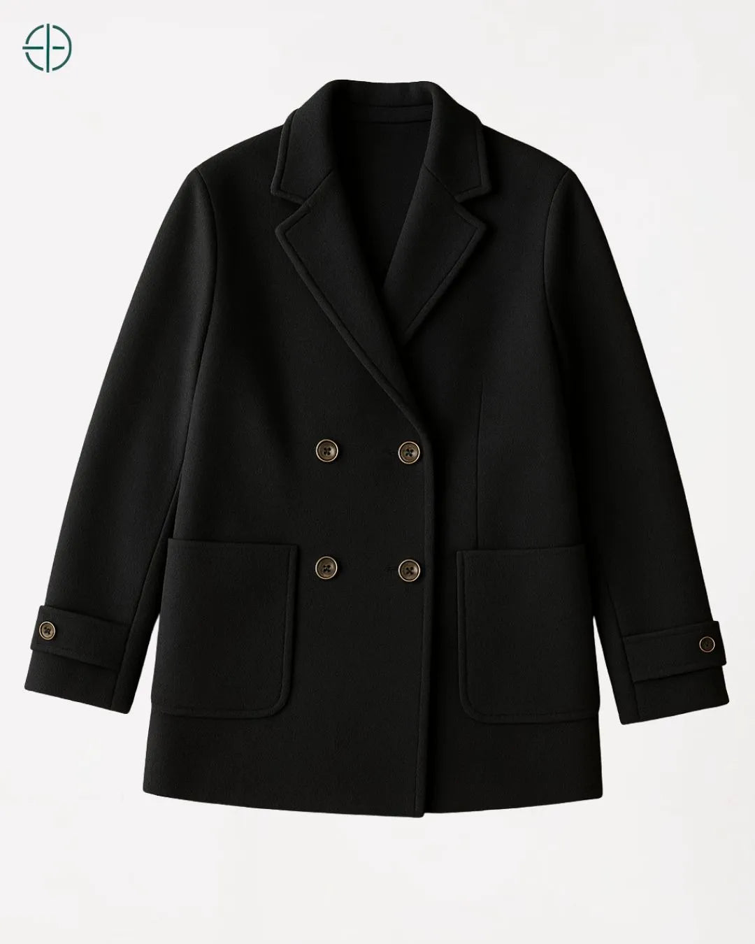 Blazer de Lapela Clássico 100% Caxemira | Rest Money™