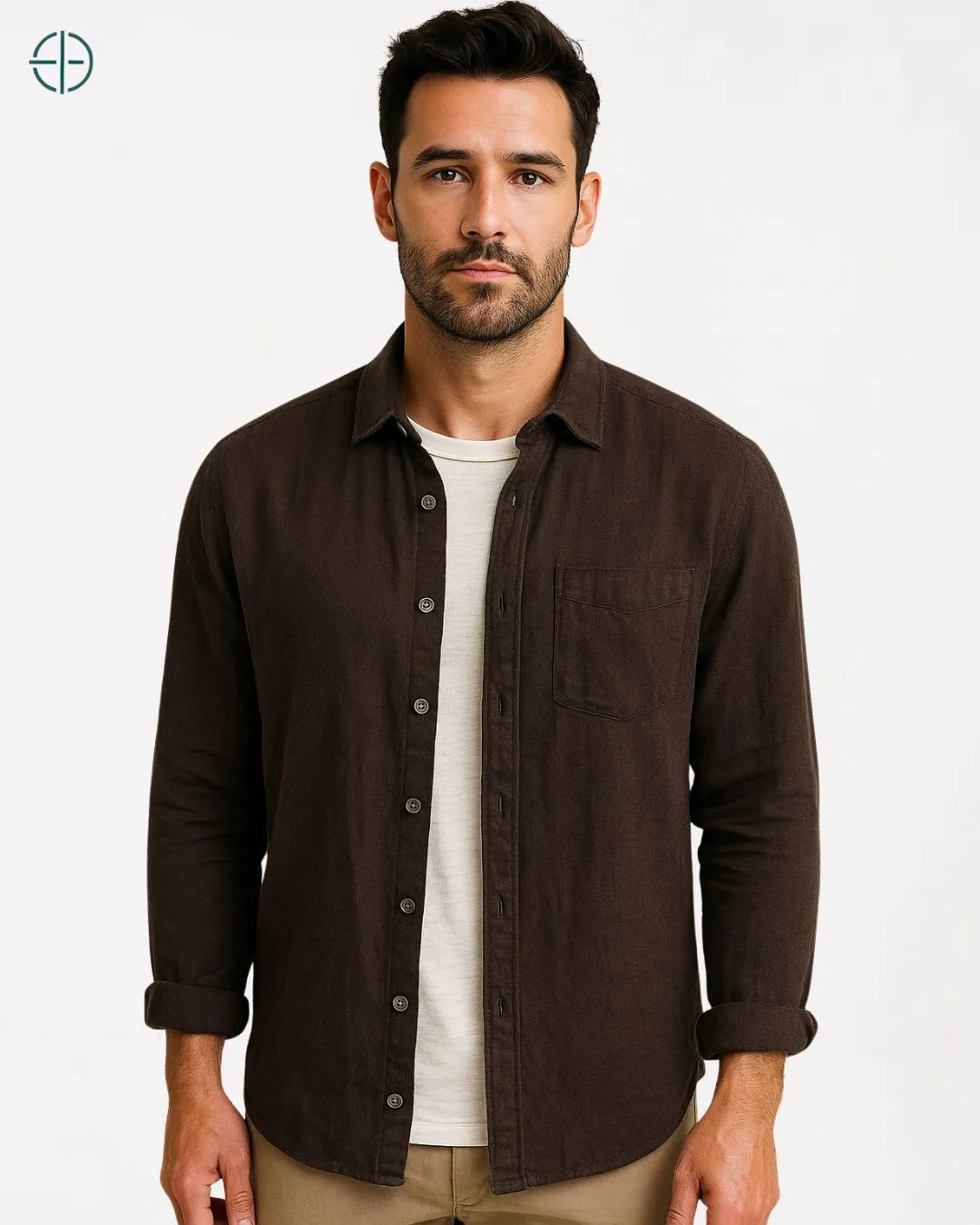 Camisa 100% Linho Manga Longa | Rest Money™