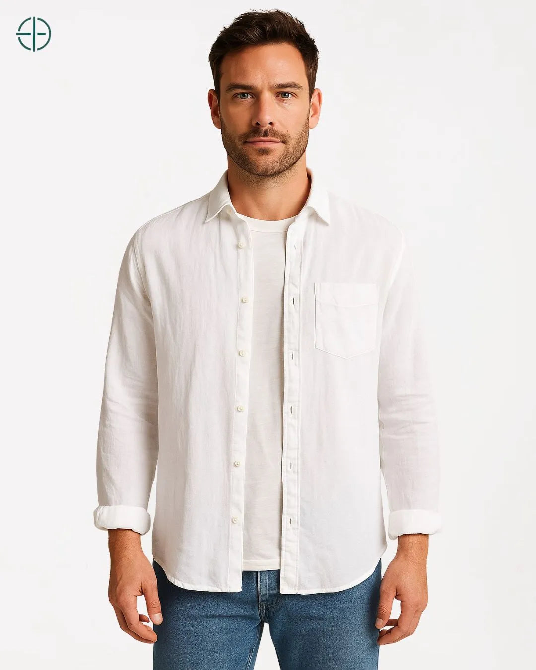 Camisa 100% Linho Manga Longa | Rest Money™
