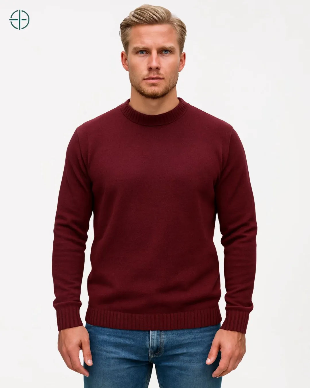 Suéter Tricô Masculino Vermelho | Rest Money™