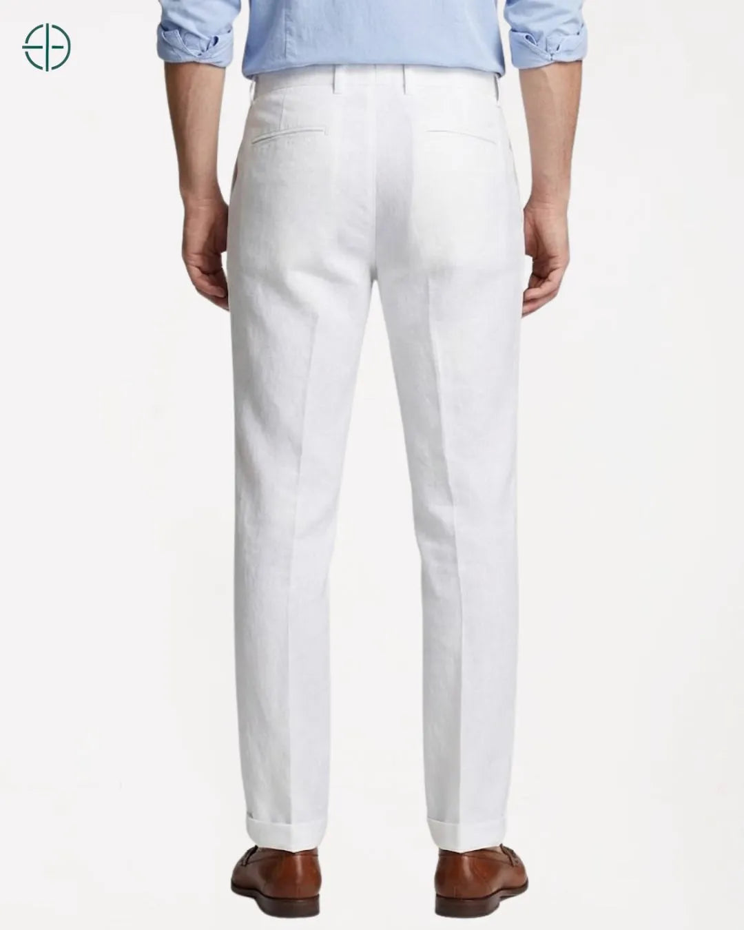 Calça 100% Linho Branca Masculina | Rest Money™