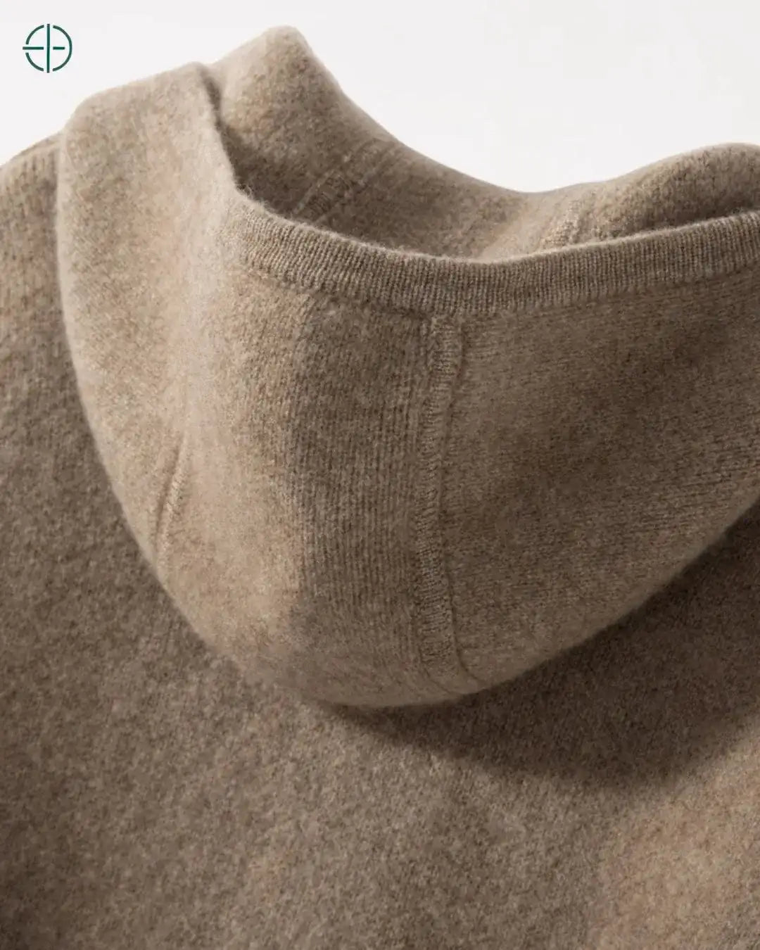 Casaco Longo com Capuz 100% Caxemira | Rest Money™