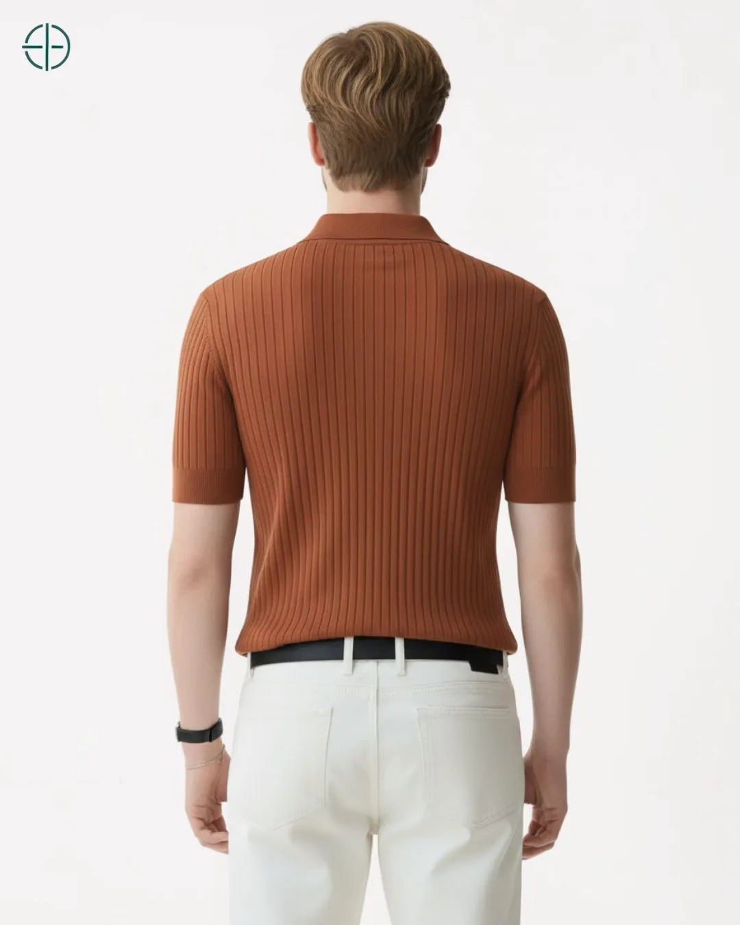 Camisa em Malha Cor Sólida | Rest Money™