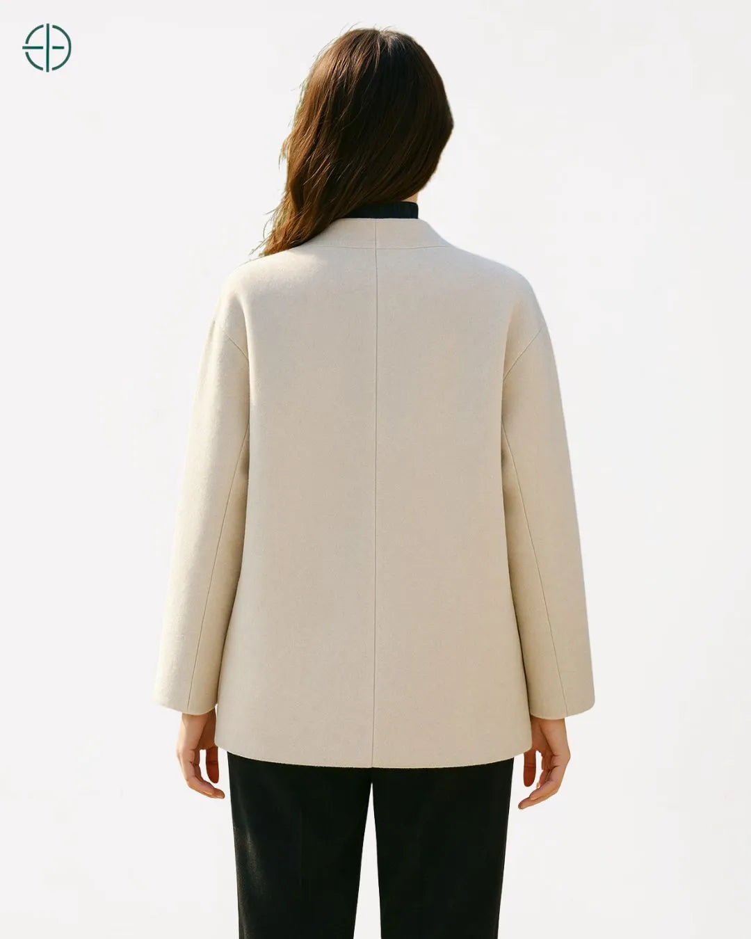 Blazer Transpassado Gola V 100% Caxemira | Rest Money™
