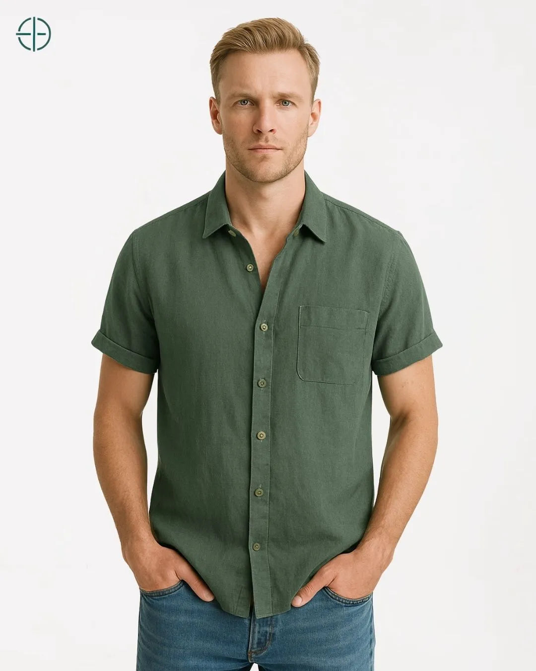 Camisa_100_Linho_Manga_Curta_