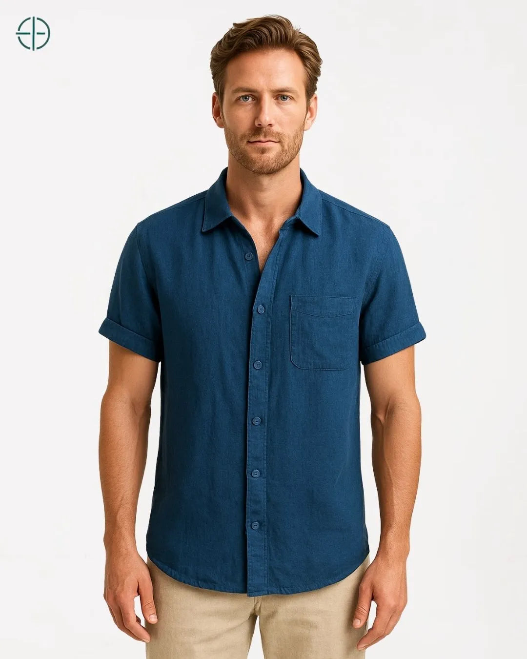 Camisa_100_Linho_Manga_Curta_