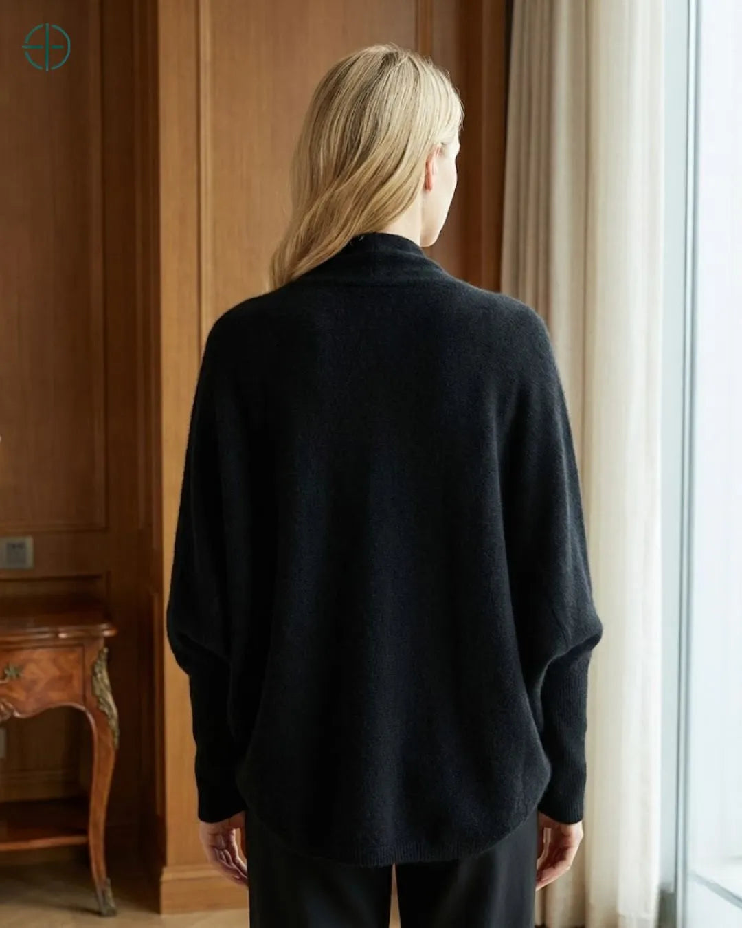 Cardigan_Feminino_100_Caxemira_Decote_V_Rest_Money_