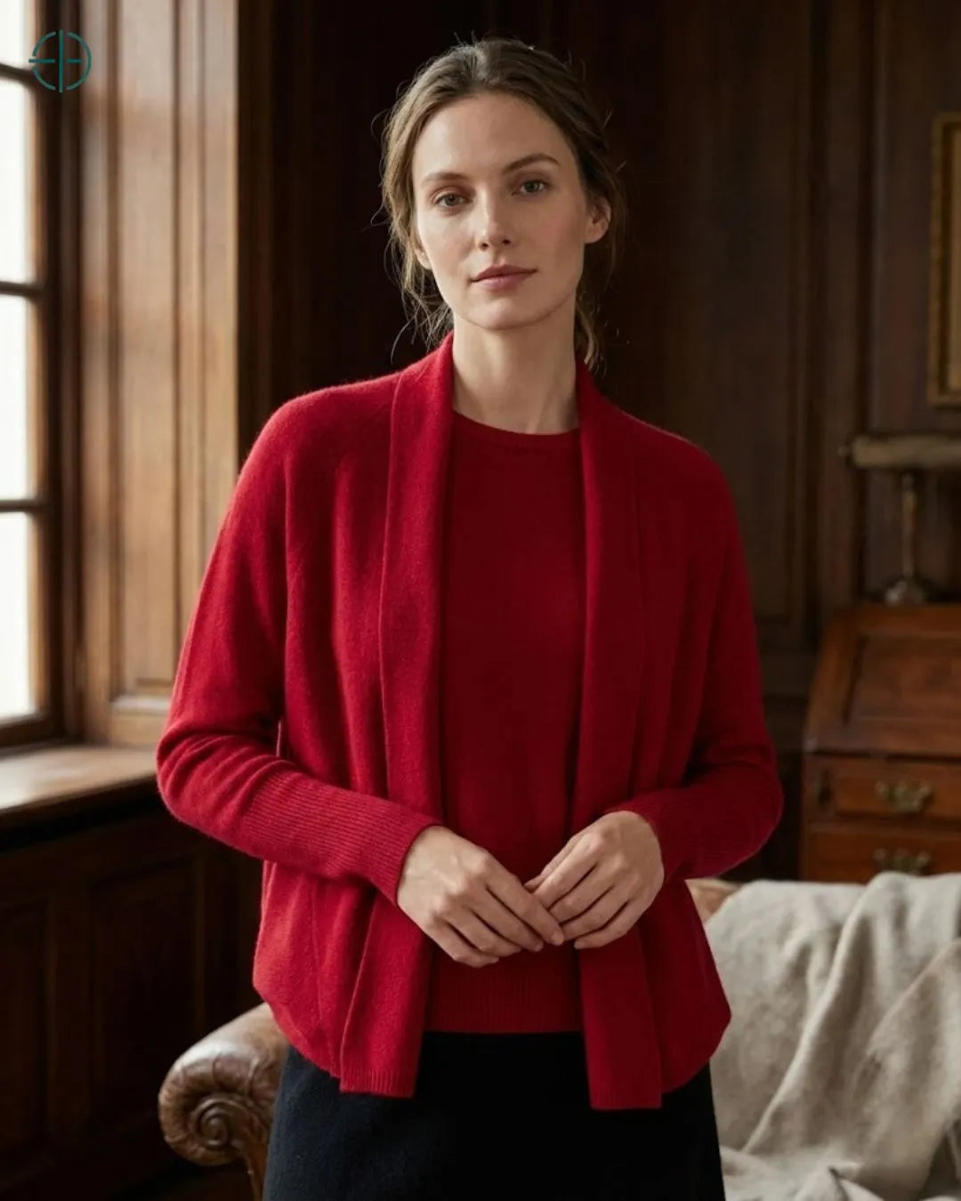 Cardigan_Feminino_100_Caxemira_Decote_V_Rest_Money_