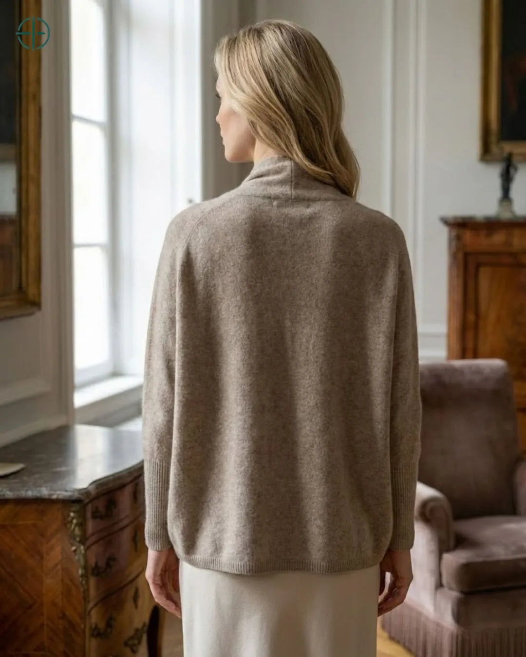 Cardigan_Feminino_100_Caxemira_Decote_V_Rest_Money_