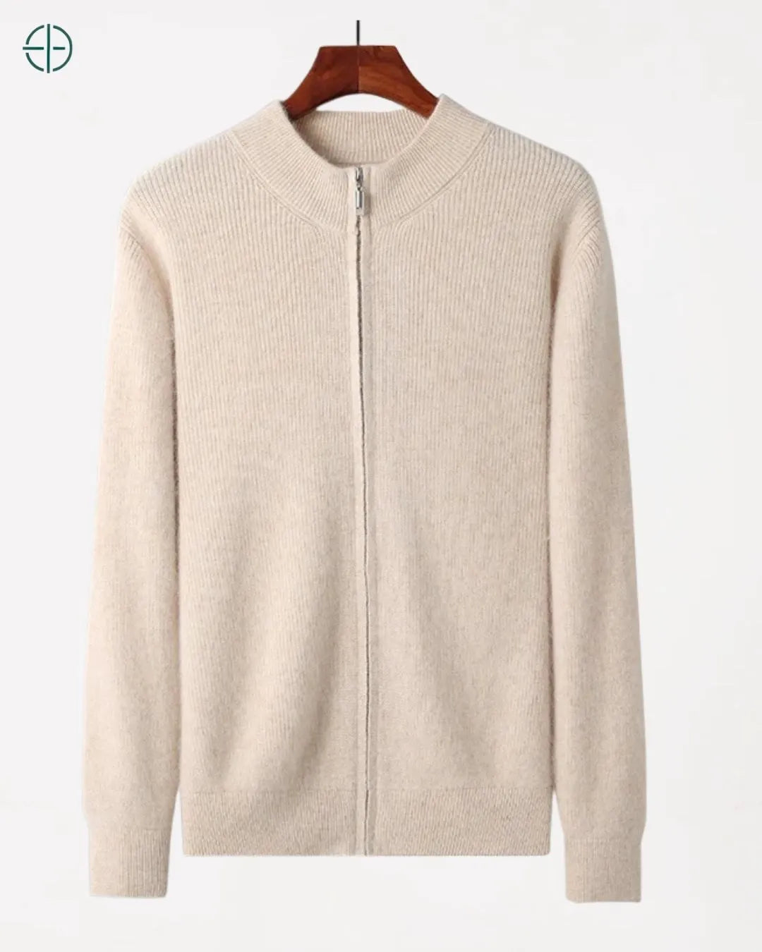 Casaco Masculino Ziper 100% Cashmere