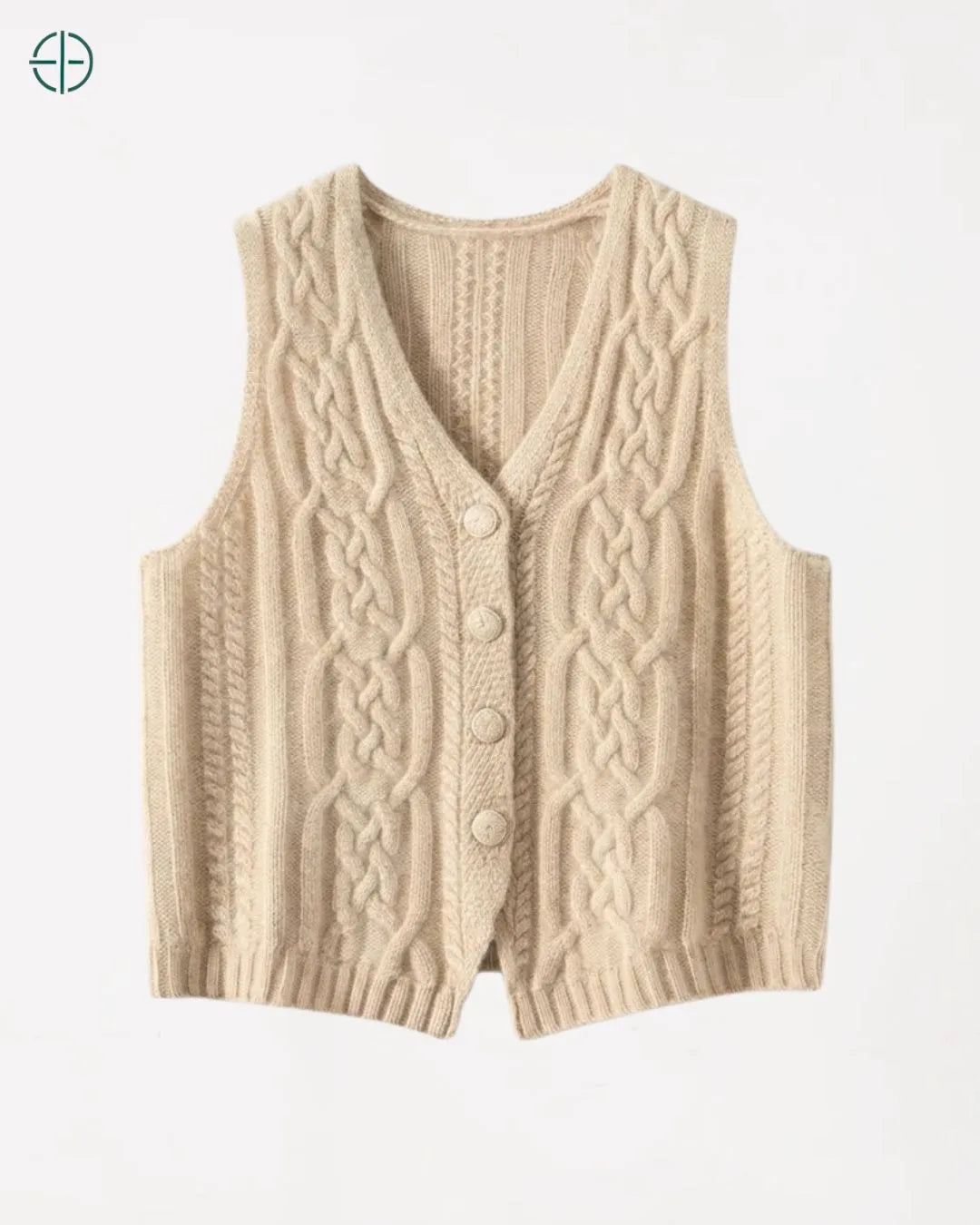 Colete Feminino Letizia 100% Cashmere | Rest Money™