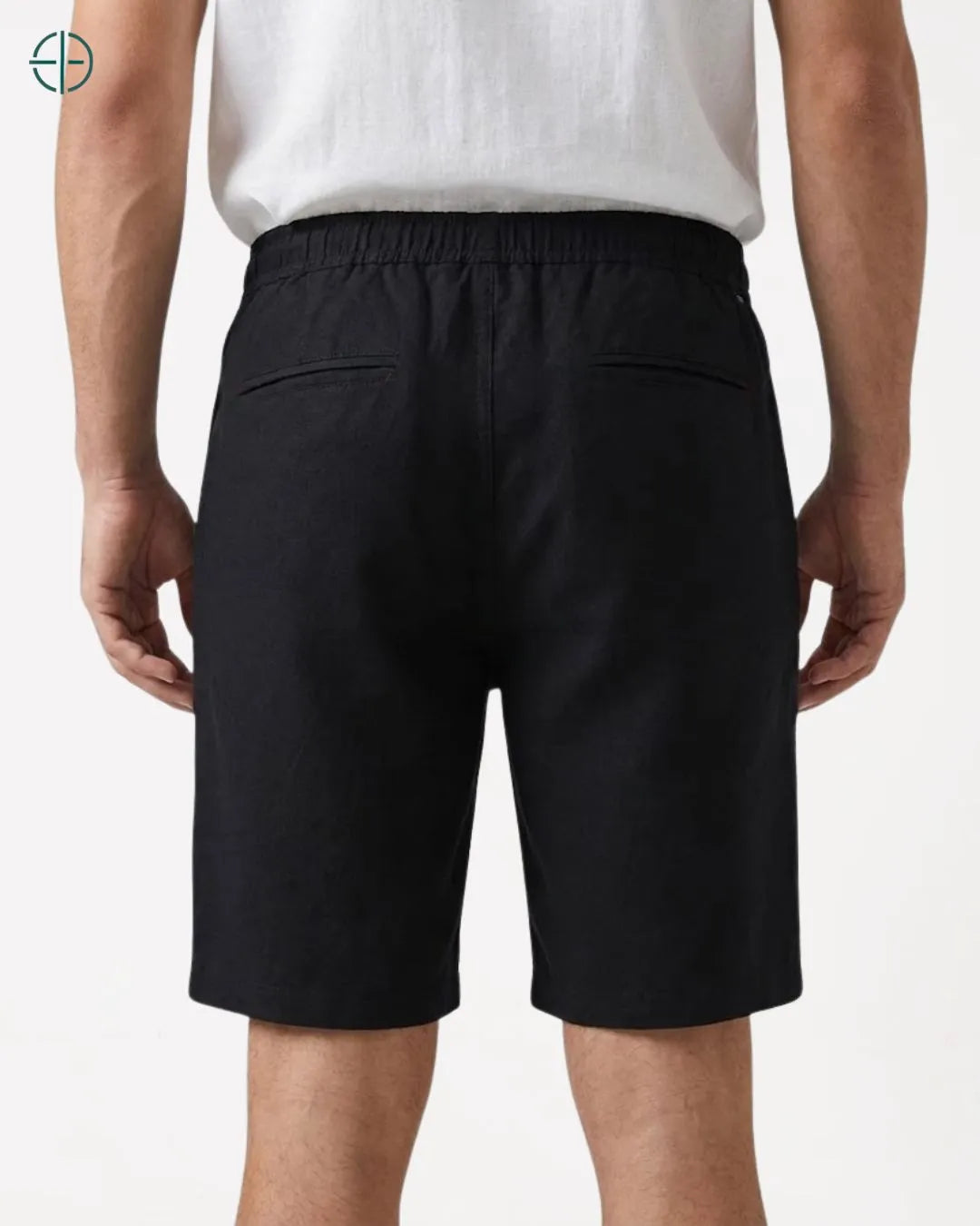 Bermuda de Linho Preto | Rest Money™