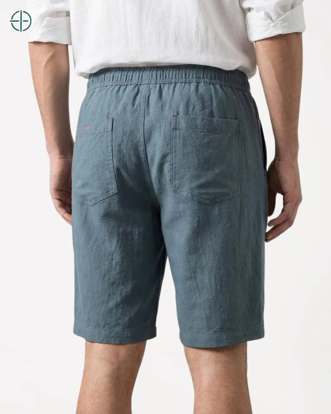 Bermuda de Linho Verde | Rest Money™