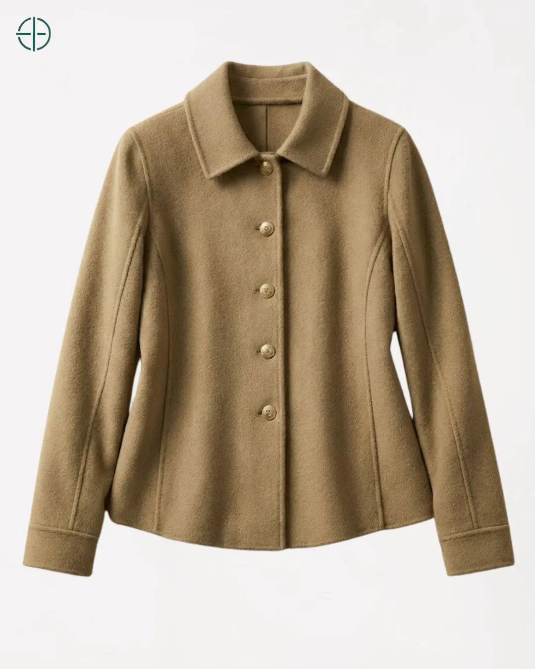Jaqueta Clássica com Botões 100% Caxemira | Rest Money™