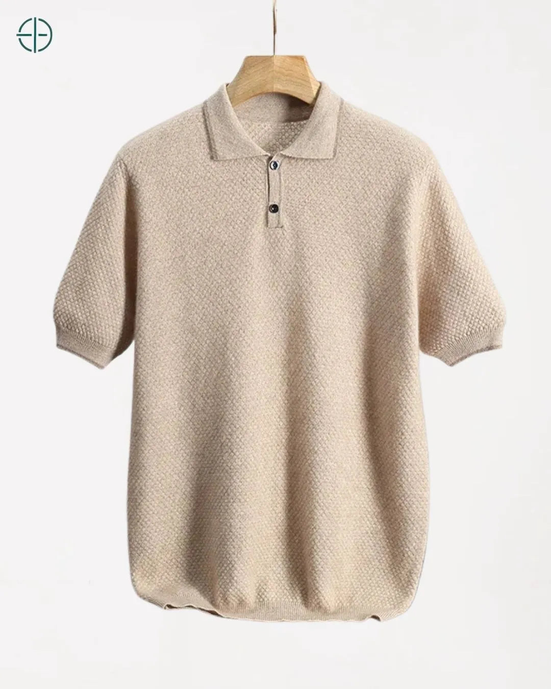 Polo 2 Botões 100% Caxemira Old Money