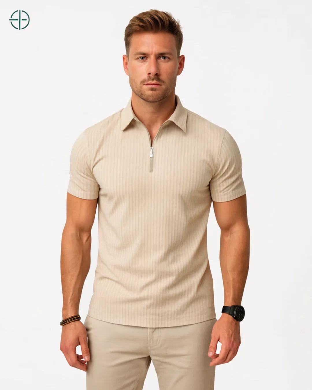 Polo_Manga_Curta_Meio_Ziper_Canelada_Rest_Money_