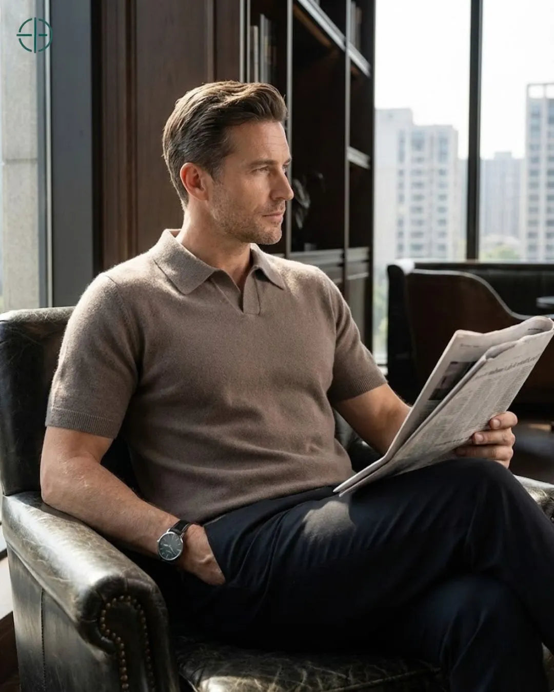 Polo_Masculina_Modena_100_Cashmere_Rest_Money_