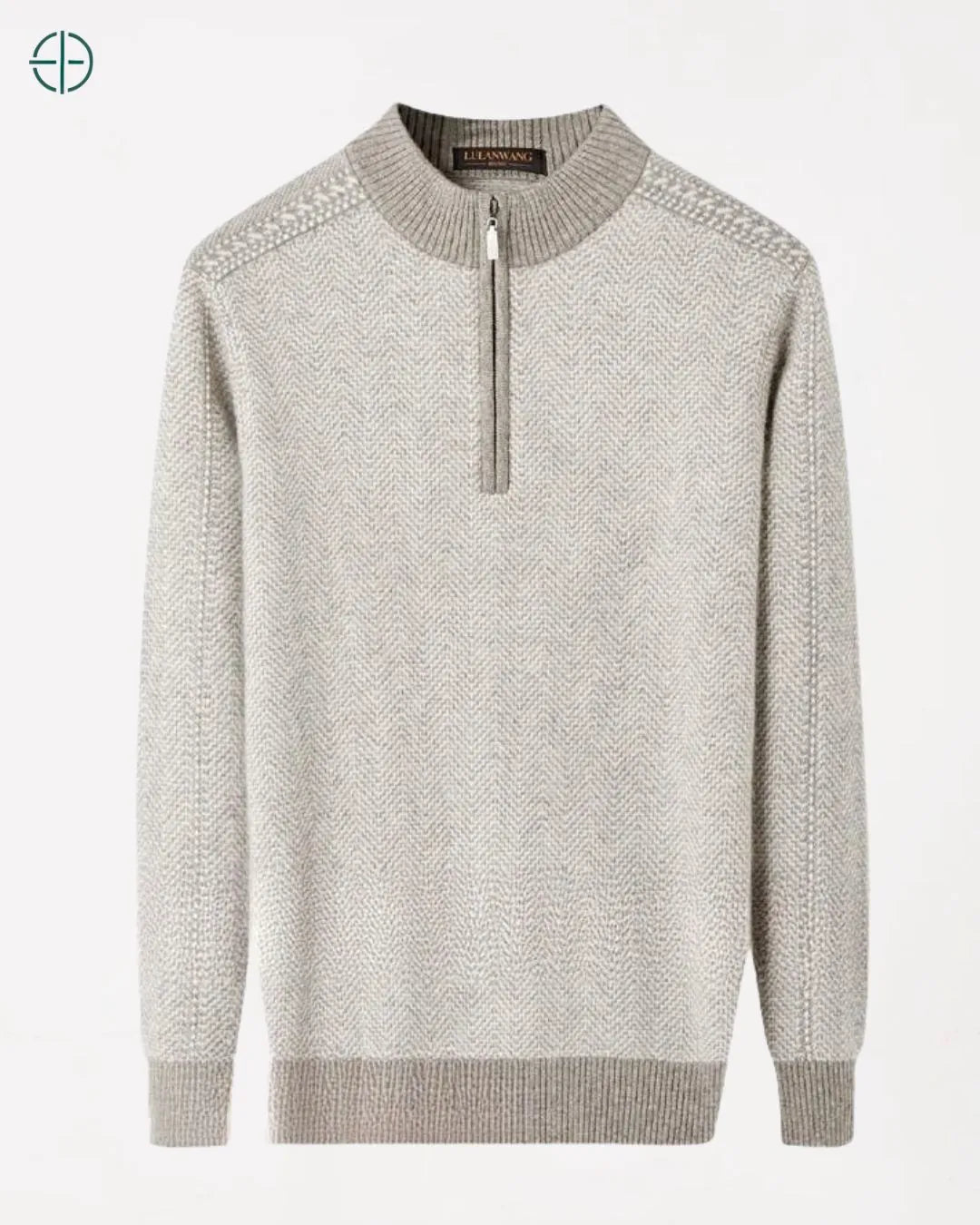 Pulôver Knitted Engrossado 100% Caxemira | Rest Money™