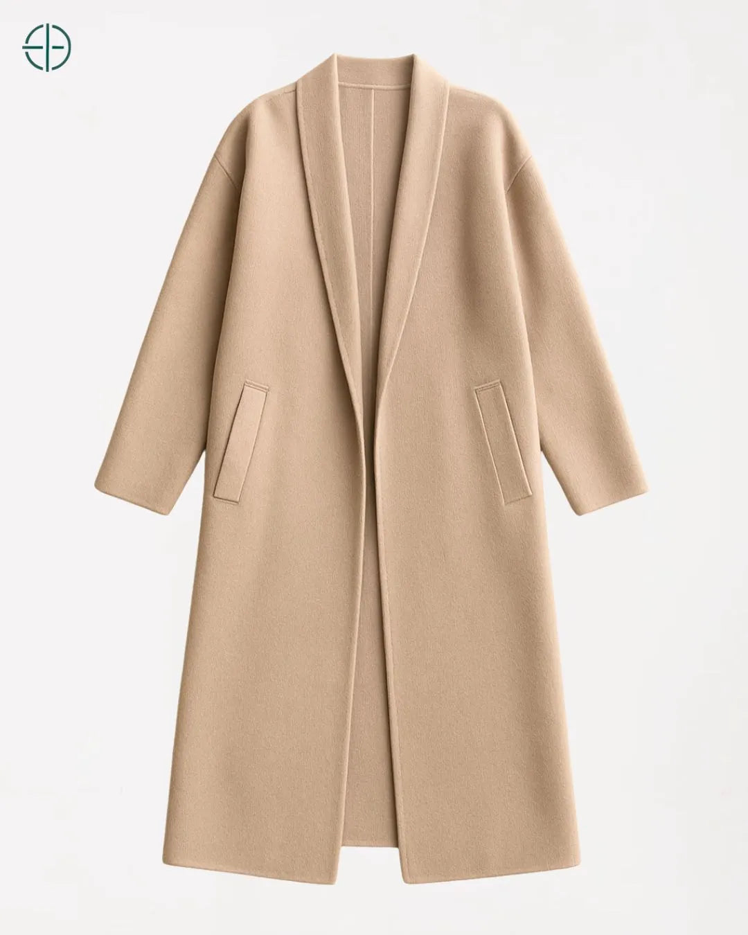 Sobretudo Aberto 100% Caxemira | Rest Money™