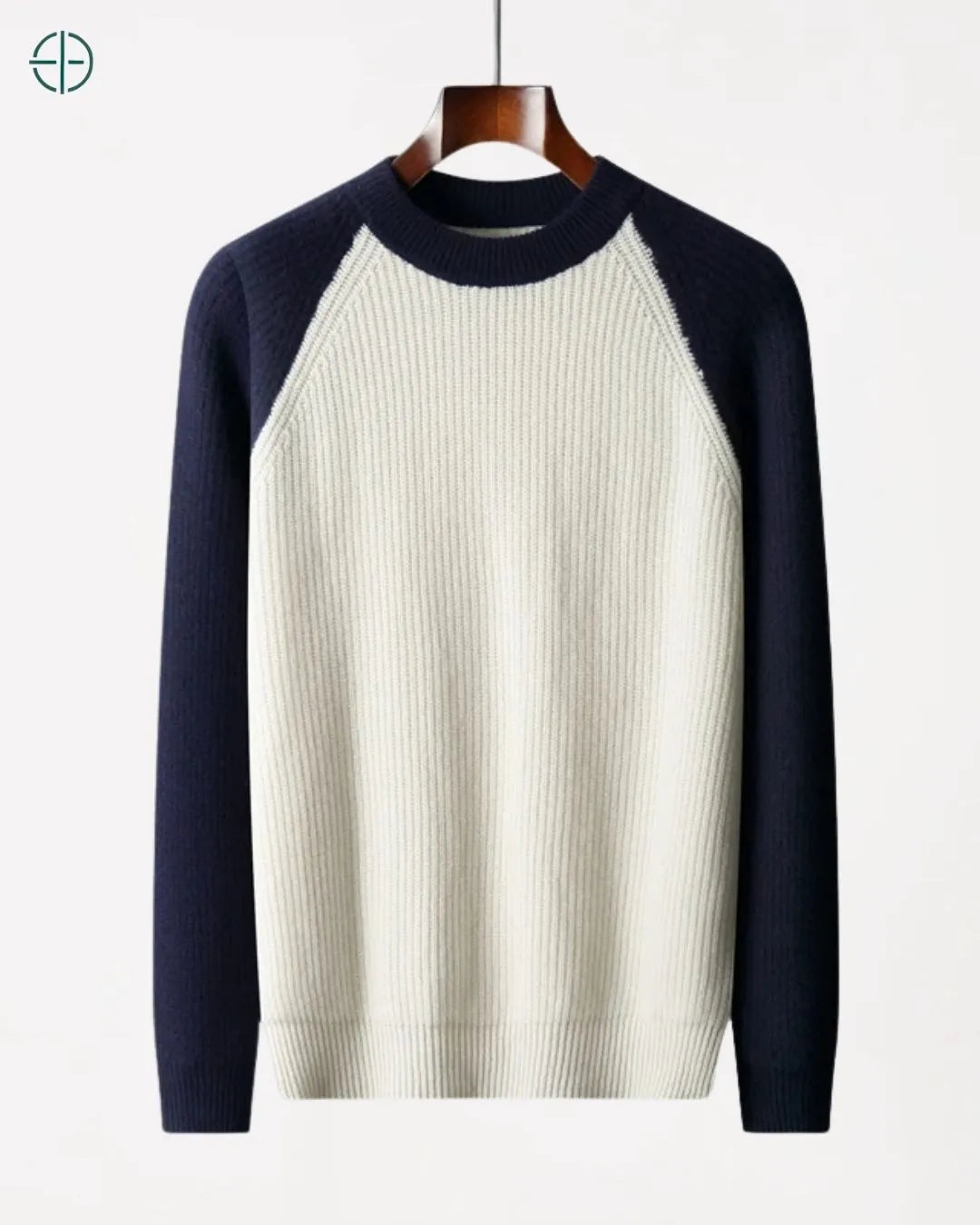 Suéter Contraste 100% Caxemira