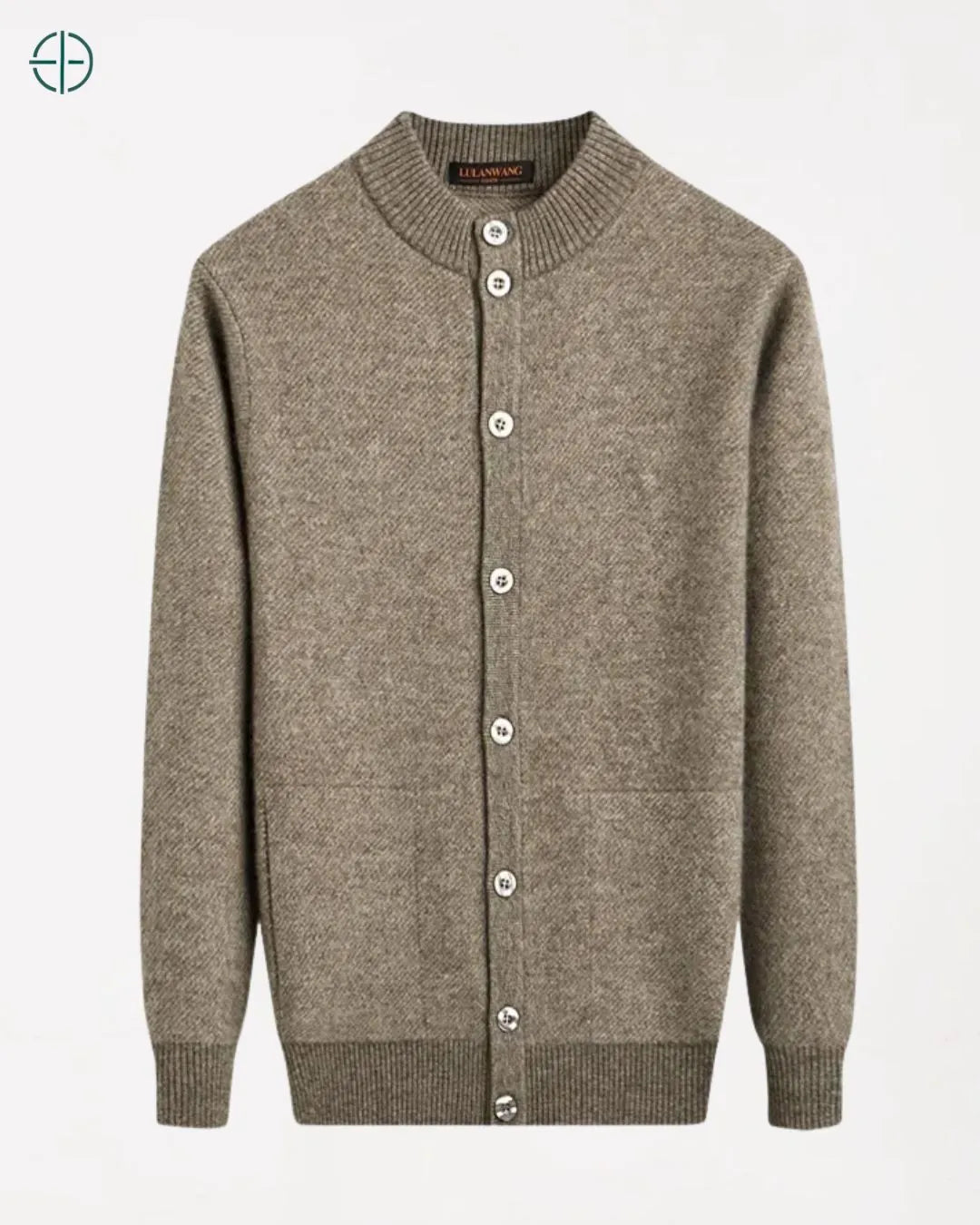 Suéter Engrossado com Bolso 100% Caxemira | Rest Money™