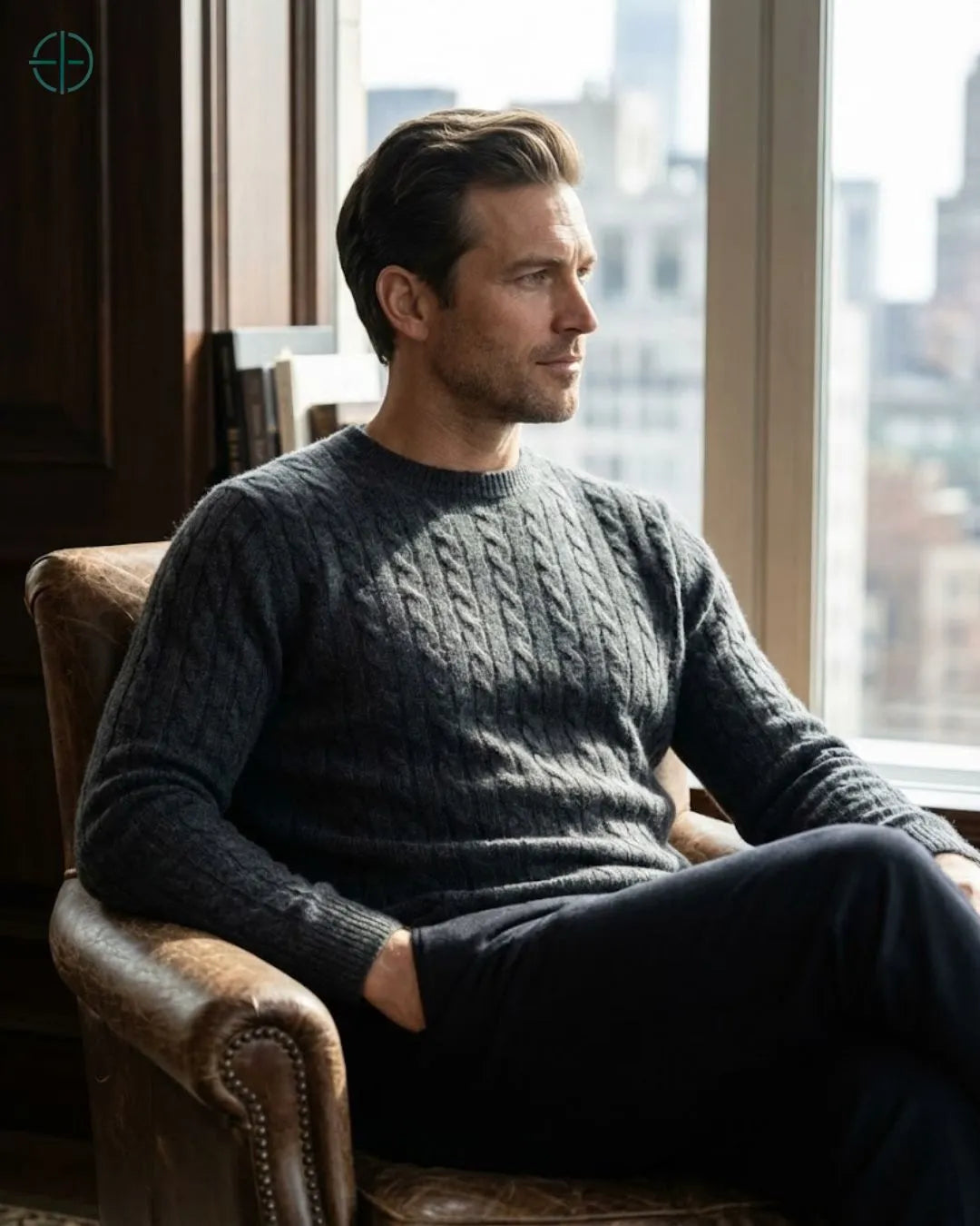 Sueter_Masculino_Farnese_100_Cashmere_Rest_Money_