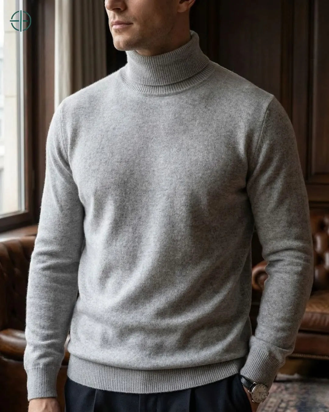 Sueter_Masculino_Gola_Alta_100_Caxemira_Rest_Money_