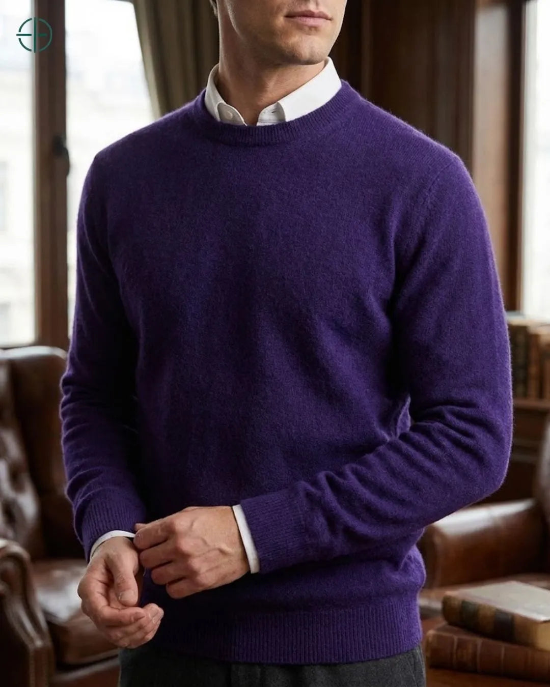 Sueter_Masculino_Gola_Redonda_100_Caxemira_Rest_Money_