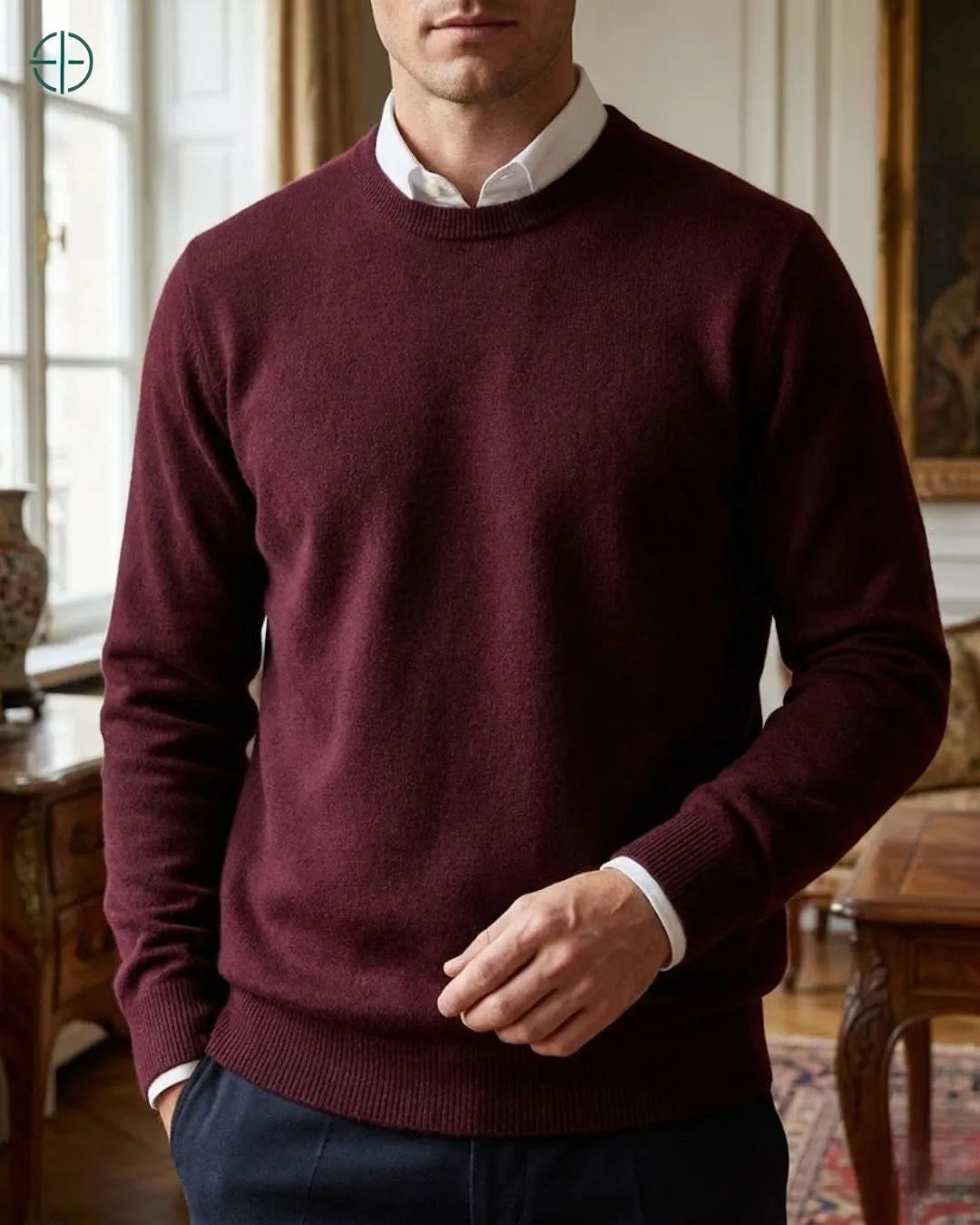 Sueter_Masculino_Gola_Redonda_100_Caxemira_Rest_Money_