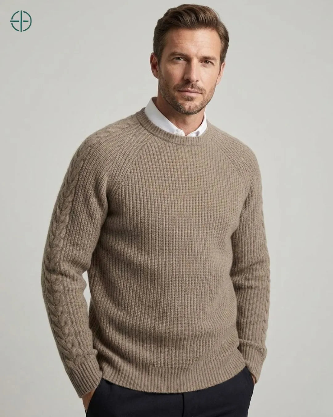 Sueter_Masculino_Lucca_100_Cashmere_Rest_Money_