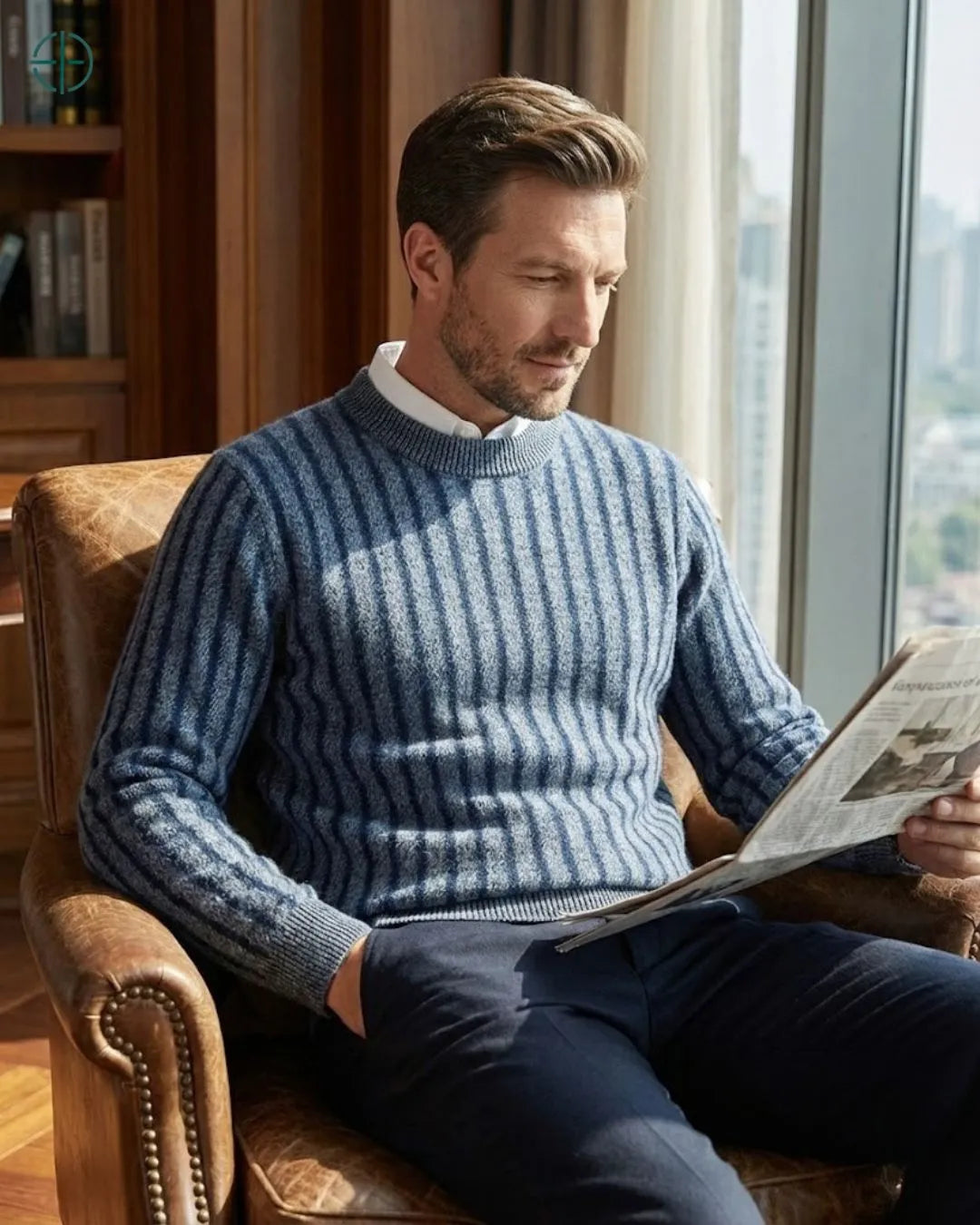 Sueter_Masculino_Savoia_100_Cashmere_Rest_Money_