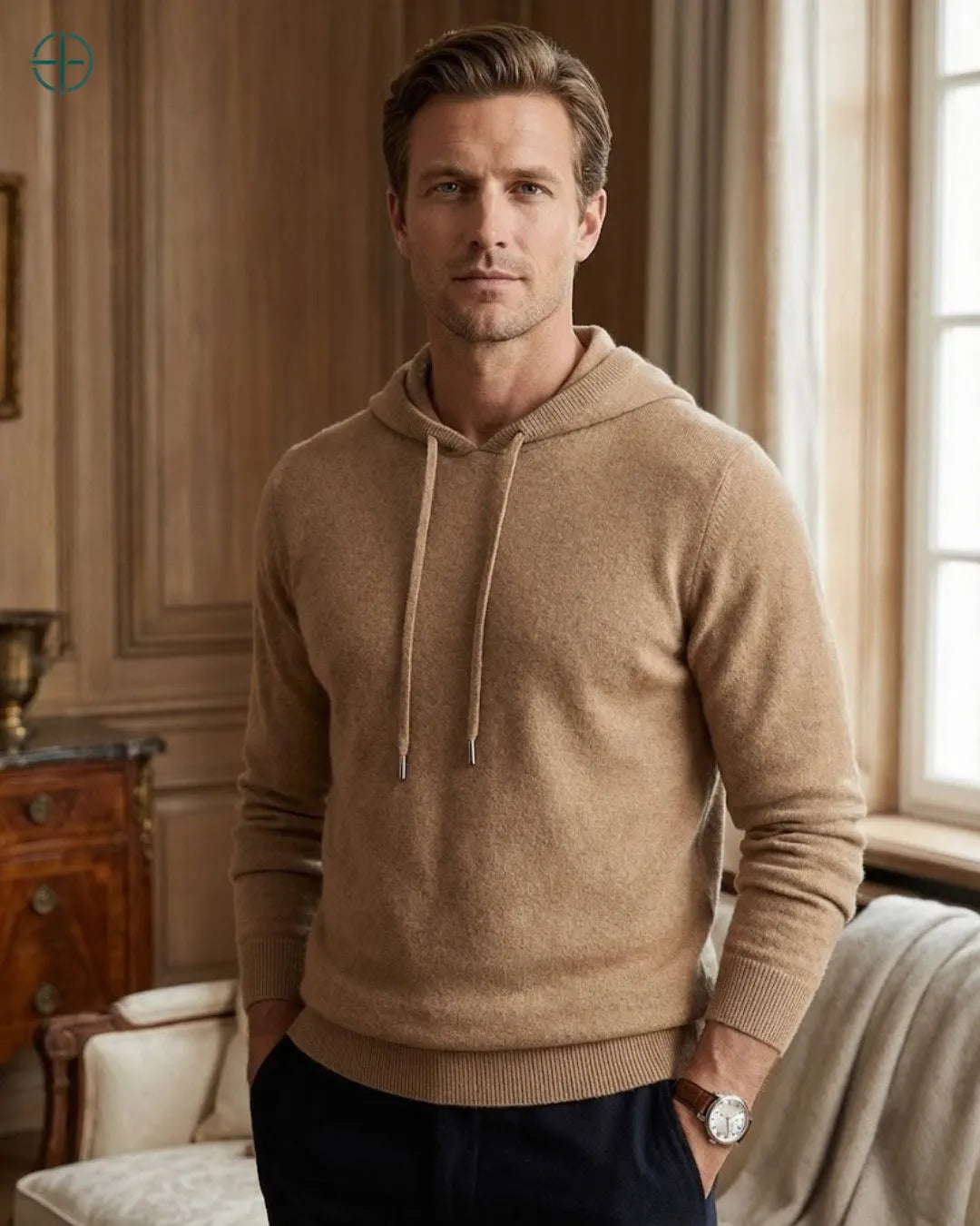 Sueter_Masculino_com_Capuz_100_Caxemira_Rest_Money_