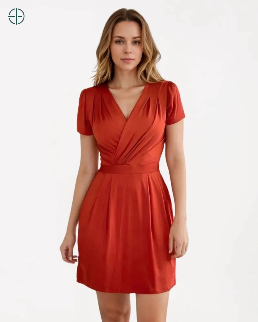 Imagem mostrando o vestido com um toque de elegância casual, ideal para o dia a dia

