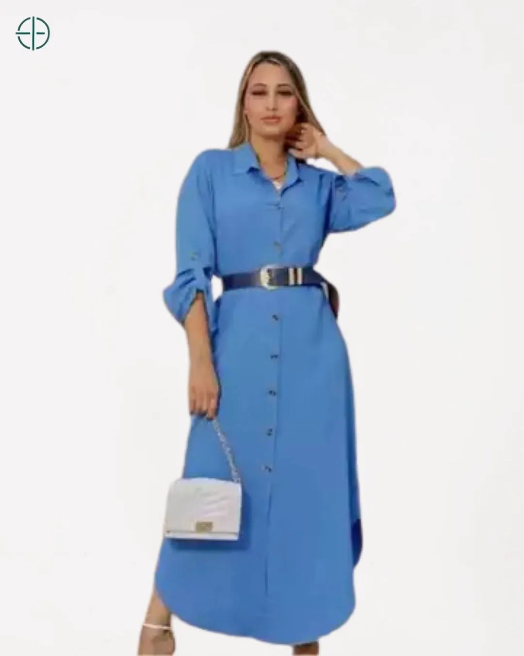 Com mangas 3/4 e corte perfeito, esse vestido é ideal para qualquer ocasião


