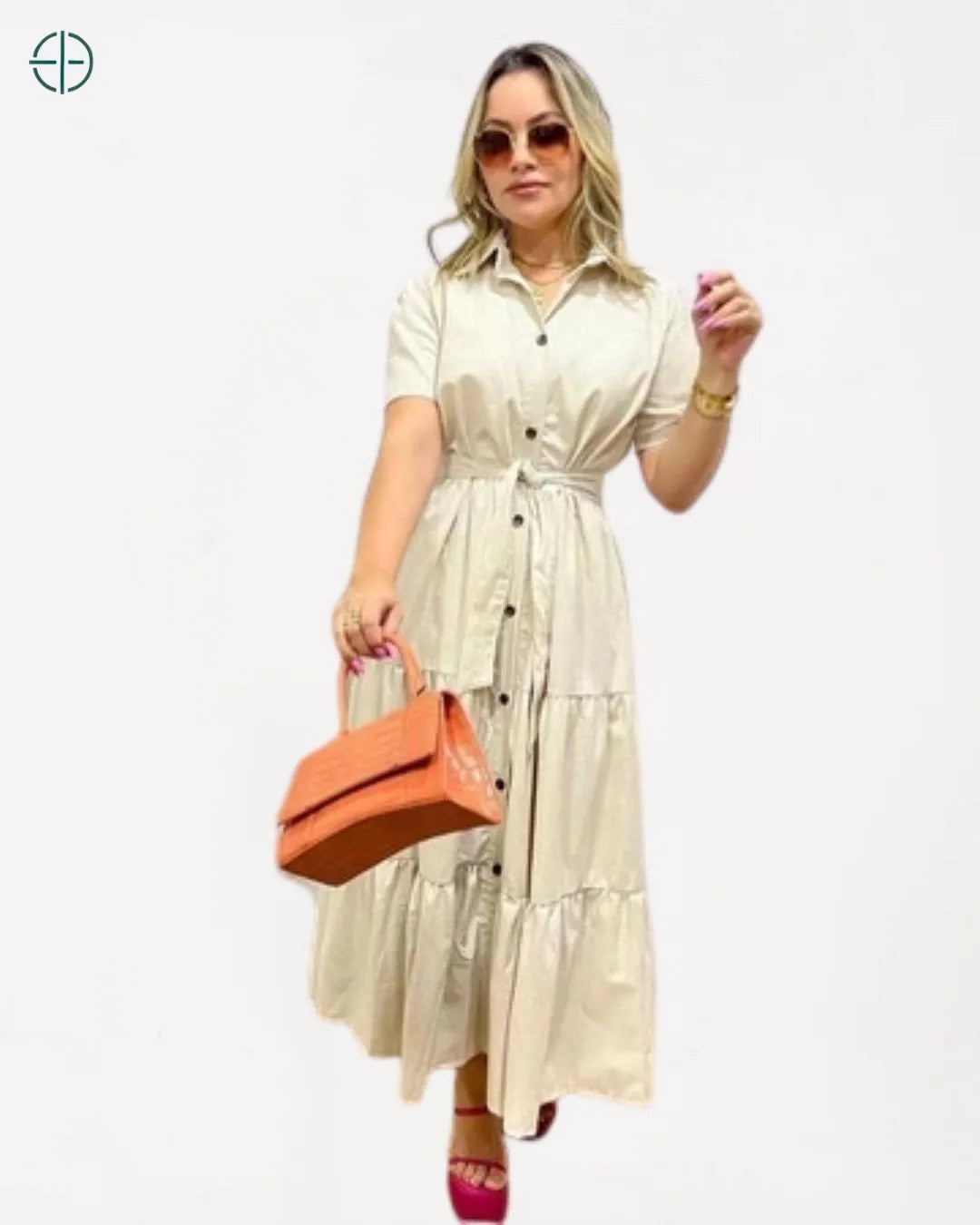 Com corte clássico e sofisticado, esse vestido vai te acompanhar em diversas ocasiões

