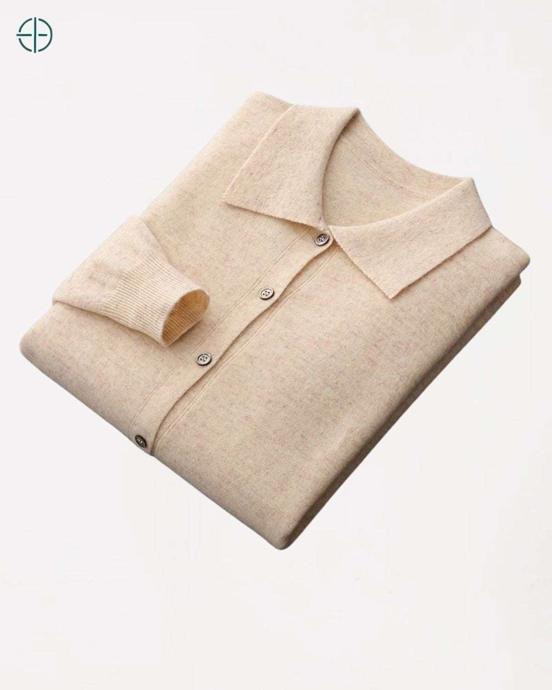 O brilho discreto e natural característico da fibra de caxemira de alta qualidade.

